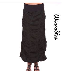 NWOT midi/maxi ruched skirt